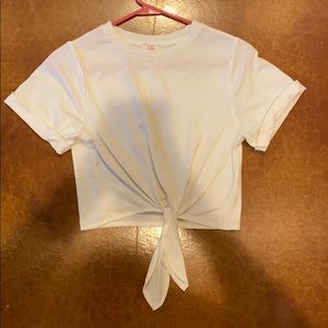 White Crop Top
